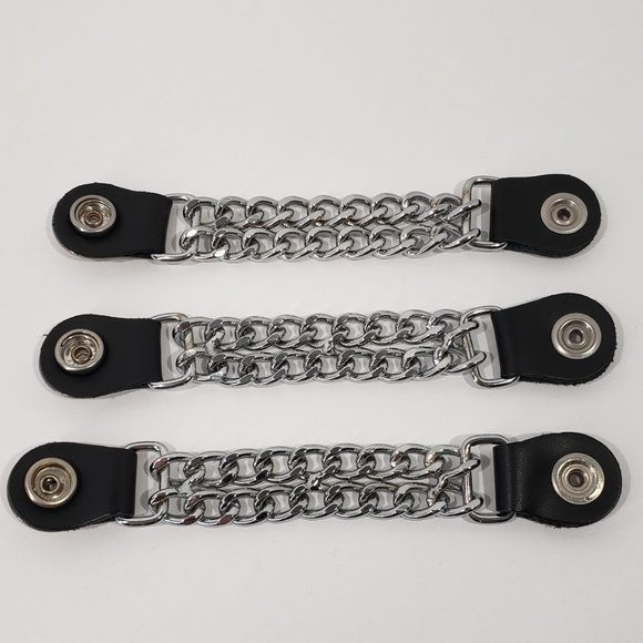 Interstate Leather Black Biker Motorcycle Vest 4XL-T - Picture 14 of 14